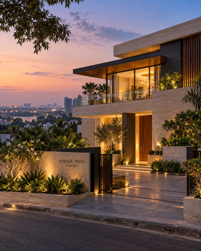 Jubilee Hills Luxury Villa Exterior — Featured image